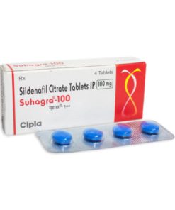 Sildenafil is the active ingredient of Suhagra 100 mg which help men to get safe nd firm erection.
