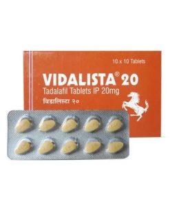 Vidalista 20 mg is used to treat erectile dysfunction & impotence in men. Tadalafil is the most important ingredient of medicines.