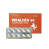 Vidalista 40 mg tablets are mainly used to treat erectile dysfunction among men. You can take this medication if you are suffering from mild, moderate