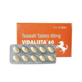 Vidalista 60 mg Tablet is used to treat erectile dysfunction in men. It increases blood flow to the penis to help men get an erection.