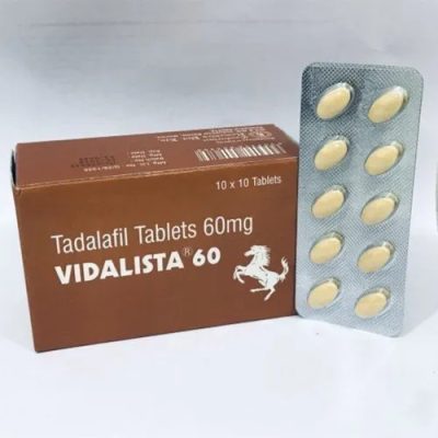 Vidalista 60 mg Tablet is used to treat erectile dysfunction in men. It increases blood flow to the penis to help men get an erection.