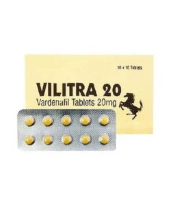Vilitra 20 mg Tablet is used to treat erectile dysfunction in men. It increases blood flow to the penis to help men get an erection.