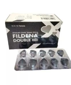 Fildena Double 200 mg is highest dose of Sildenafil which is able to get hardest erection at time. Buy Fildena Double 200mg @ cheap price & free shipping.