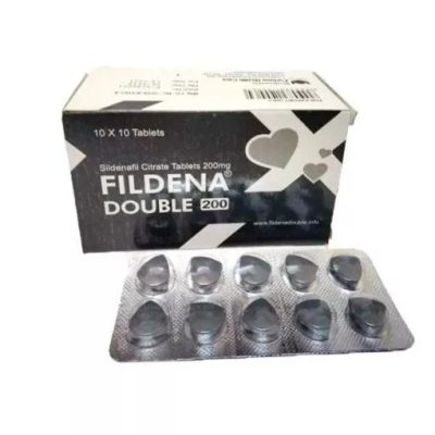 Fildena Double 200 mg is highest dose of Sildenafil which is able to get hardest erection at time. Buy Fildena Double 200mg @ cheap price & free shipping.