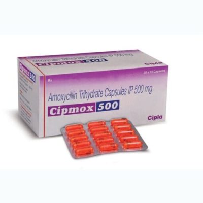 Amoxicillin 500 mg (Cipmox) is used to treat a wide variety of bacterial infections. This medication is a penicillin-type antibiotic. It works by stopping the growth of bacteria.