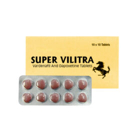 Super Vilitra has vardenafil/Dapoxetine active ingredient which, FDA approved PDE5 Inhibitor drugs. Super Vilitra Helps to cure erectile dysfunction problems in men