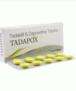 Tadapox is an oral pill for the treatment of Erectile Dysfunction in males. Tadapox is a combination of two medicines Tadalafil and Dapoxetine.