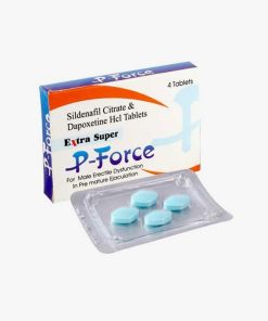 Extra Super P Force is a dual-action medication designed to enhance sexual performance and satisfaction in men. With its powerful combination of sildenafil citrate and dapoxetine, Extra Super P Force can help men achieve longer-lasting erections and delay ejaculation, leading to more fulfilling sexual experiences.