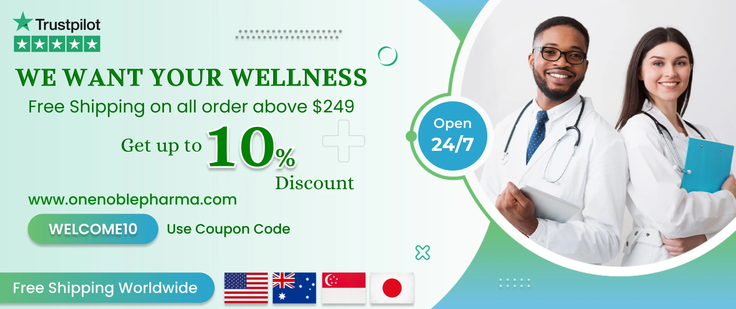 One Noble Pharma banner