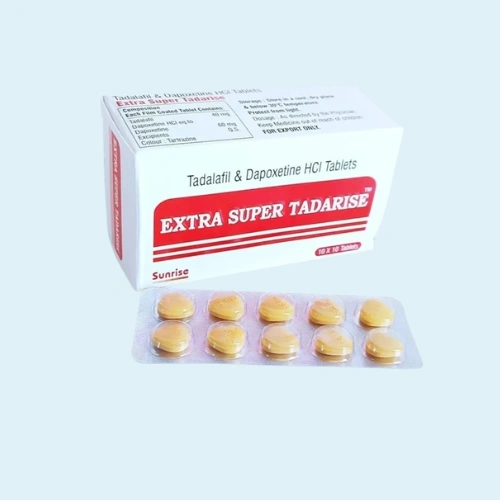 Extra Super Tadarise (Tadalafil & Dapoxetine) Tablets