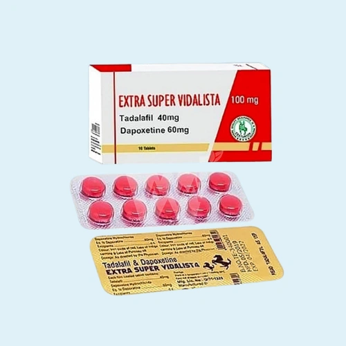 Extra Super Vidalista (Tadalafil & Dapoxetine) Tablets