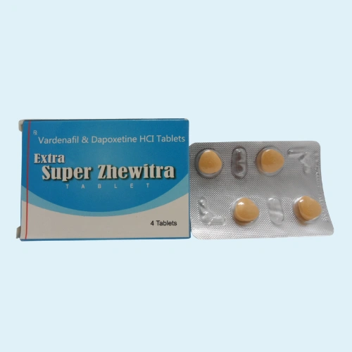 Extra Super Zhewitra (Vardenafil & Dapoxetine) Tablets