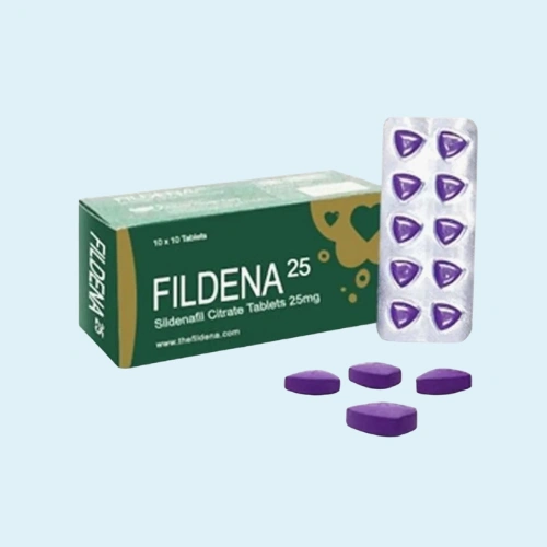 Fildena 25 mg (Sildenafil Citrate) Tablets
