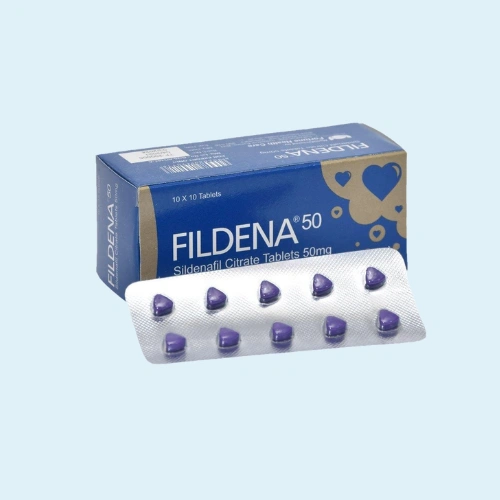 Fildena 50mg (Sildenafil Citrate) Tablets