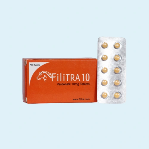Filitra 10mg (Vardenafil) Tablets – ED Treatment