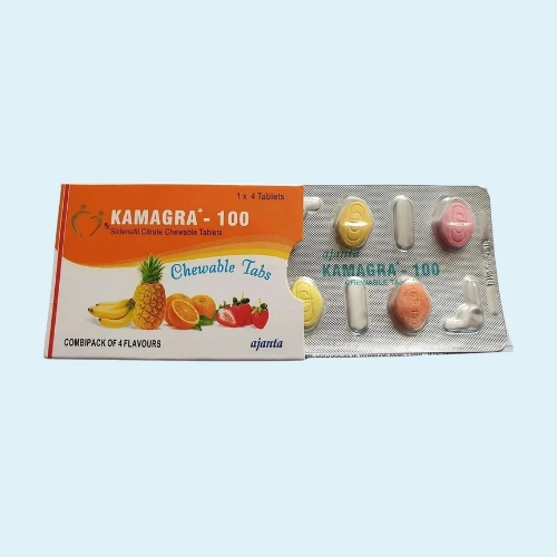 Kamagra Chewable 100mg (Sildenafil Citrate)