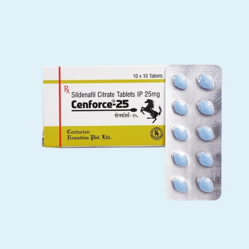 Cenforce 25mg (Sildenafil Citrate) Tablets – ED Treatment