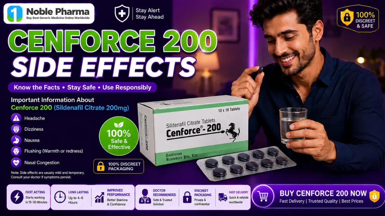 Cenforce 200 Side Effects