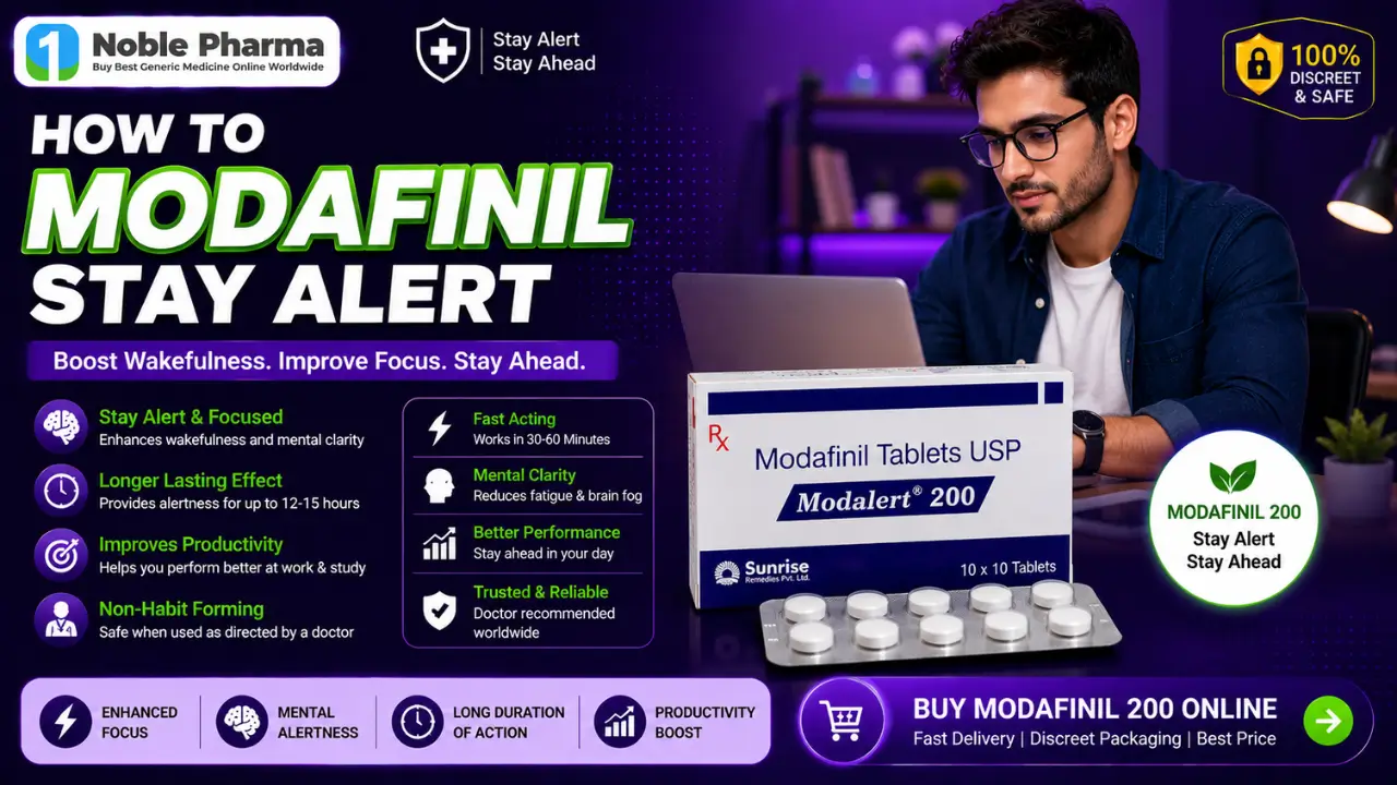 How to Modafinil Stay Alert at Work