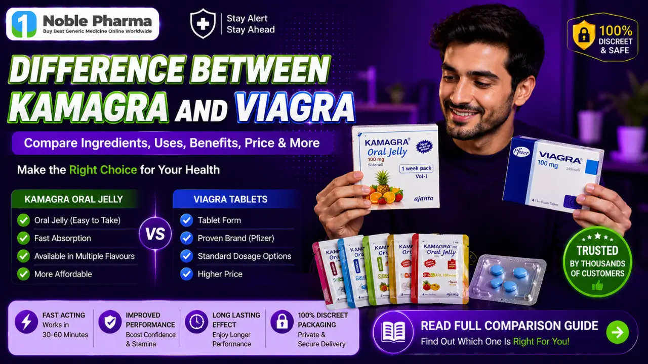 Difference Between Kamagra and Viagra
