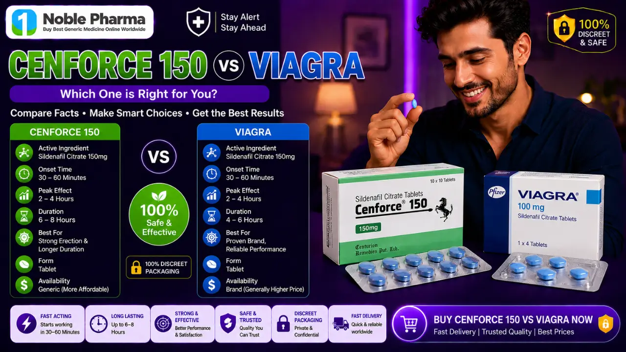 cenforce 150 vs viagra