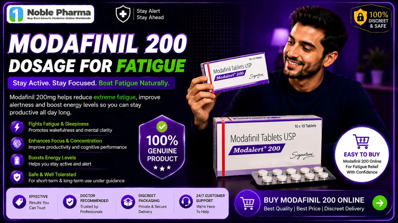 modafinil dosage for fatigue