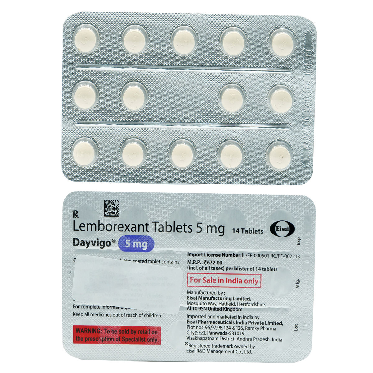 DAY0101_1 Dayviogo 5mg - Image 1